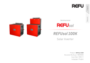 REFU REFUsol 100K Operating Manual