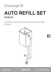 Sentiotec Concept R  CP-RC-AF Instructions For Installation And Use Manual