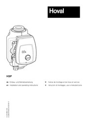 Hoval HSP 30/4 180 Installation And Operating Instructions Manual