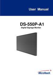 MicroTouch DS-550P-A1 User Manual