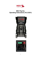 MSV PlayTec Operating Instructions Manual