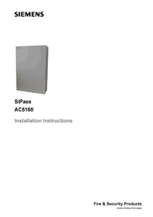 Siemens SiPass AC5160 Installation Instructions Manual