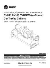 Trane Technologies CVHG Installation, Operation And Maintenance Manual