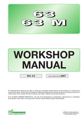 Global garden products 63 M Workshop Manual