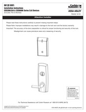 Corbin Russwin ED5200N Series Installation Instructions Manual