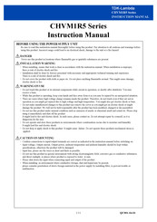 TDK-Lambda CHVM1R5--12--2000N Instruction Manual