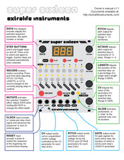 Extralife Instruments SUPER SIXTEEN Owner's Manual