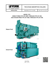 Johnson Controls YORK YPC-ST-14SC Installation Manual