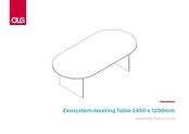 Olg Ekosystem Meeting Table Assembly Instructions Manual