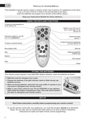 Meliconi SPEEDY 2 Instruction Booklet