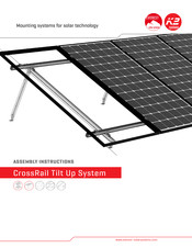 K2 Systems Everest CrossRail 44-X Assembly Instructions Manual