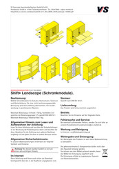 Vs Shift+ Landscape Cabinet modules Manual