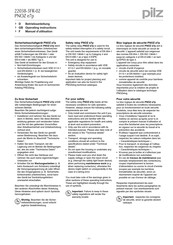 Pilz PNOZ e7p Operating Instructions Manual