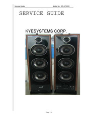 KYE Systems Corp. SP-HF2020 Service Manual