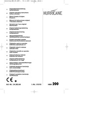 Hurricane HMH 200 Original Operating Instructions