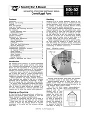 twin city EPF Installation, Operation & Maintenance Manual