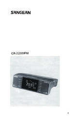 Sangean CR-220DFM Instructions For Use Manual