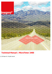 Inepro MicroTimer 2400 Technical Manual