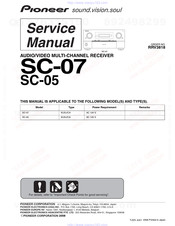 Pioneer Elite Sc 05 Manuals Manualslib