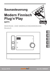 Karibu Modern Finnisch Plug'n'Play 52771 Instructions For Installation And Use Manual