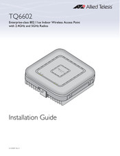 Allied Telesis TQ6602 Installation Manual