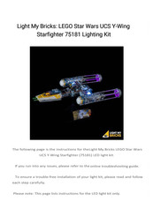 Light My Bricks 75181 Manual