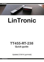 LinTronic TT455-RT-238 Quick Manual