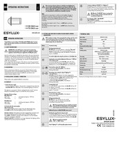 Esylux MD-C360i/6 mini Operating Instructions