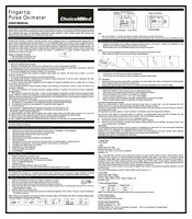 Choicemmed Fingertip Pulse Oximeter User Manual