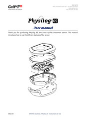 Gait up Physilog 6S User Manual