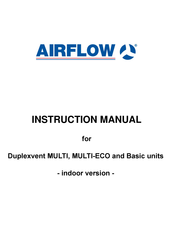 Airflow Duplexvent MULTI Instruction Manual