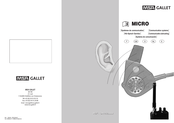 MSA GALLET MICRO GA1032 Series Manual
