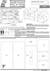 Fmd Furniture OPEN TV 4020.294 Assembly Instructions