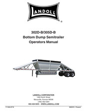 Landoll 305D-B Operator's Manual