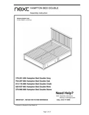 Next Hampton 704-207-684 Assembly Instruction Manual