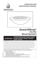 GRAND EFFECTS FPGCORCOP40 Operation And Maintenance Manual