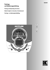 Kettler SM3600 Training And Operating Instructions