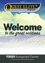 QUEST ELITE Autograph Dorset F3021 Instructions Manual