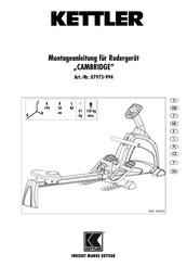 Kettler 07975-994 Assembly Instructions Manual