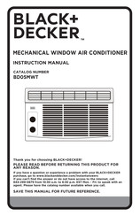 Black & Decker Air Conditioner User Manuals Download