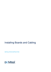 Mitel MX-ONE Installation Instruction