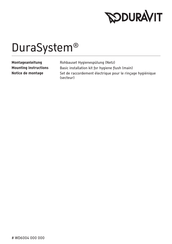 DURAVIT DuraSystem WD6004 000 000 Mounting Instructions