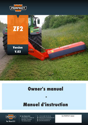 VAN WAMEL Perfect ZF2-150 Owner's Manual