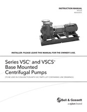 Xylem Bell & Gossett VSC Series Instruction Manual