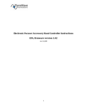 PlaneWave Instruments EFA Instructions Manual