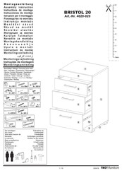 FMD Furniture BRISTOL 20 4020-020 Assembly Instruction Manual
