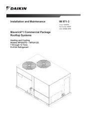 Daikin Maverick I MPSA07D Installation And Maintenance Manual