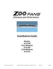 Zoo Fans IC15-MFSilent Installation Manual