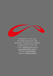 Sol Sports ANTI G Manual