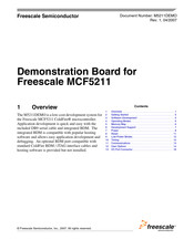Freescale Semiconductor M5211DEMO Manual